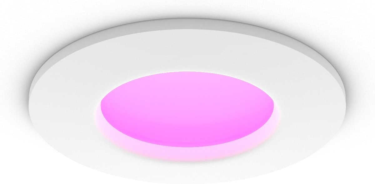 Philips Hue inbouwspot dun - 16 miljoen kleuren en dimbaar