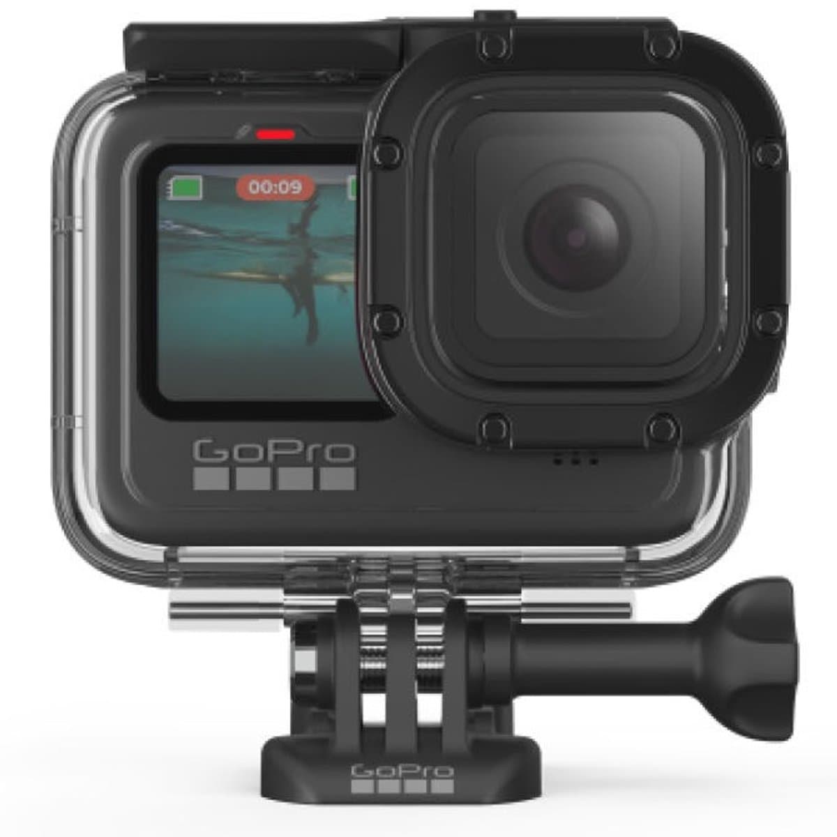 GoPro Protective Housing - Onderwaterbehuizing - Voor HERO9/10/11/12 Black - Waterdicht tot 60m - Zwart