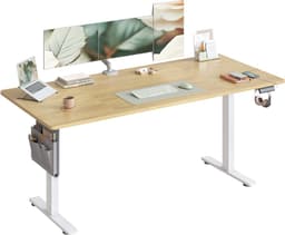 Productfoto van SONGMICS - Zit Sta Bureau - Elektrisch - 180 x 80 cm - Met Memoryfunctie en USB-C-Aansluiting