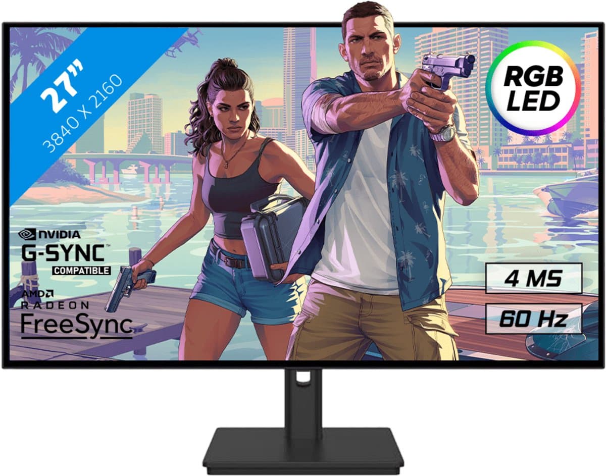 RAIDER 27" 4K IPS Monitor - Randloos, HDR10, Sync-compatible