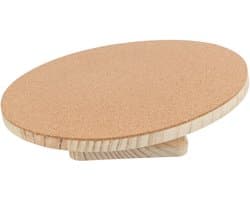 Trixie - Knaagdier Speelgoed - Loopschijf Degoes/Grote Hamsters - Hout/Kurk - 30 cm