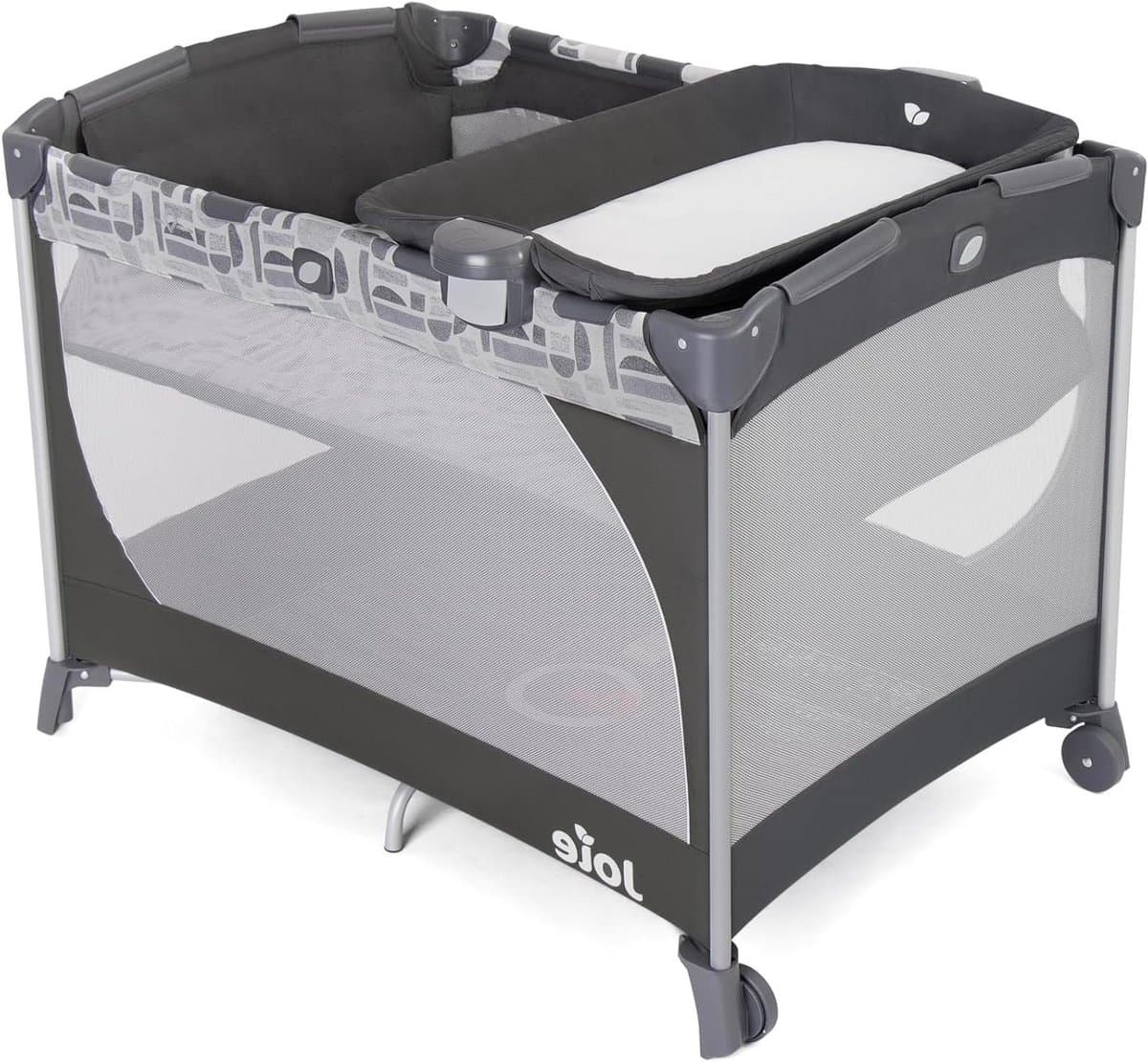 Reiswieg Baby - Campingbedje Verschoontafel - Compact Reizen - 3-in-1 Ontwerp - 106 x 70.5 x 80 cm - Logan
