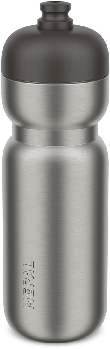 Mepal RVS bidon pull Sport - 800 ml - Pak. open en drink - Lichtgewicht RVS - Vaatwasmachinebestendig - Drinkflessen - Graphite black