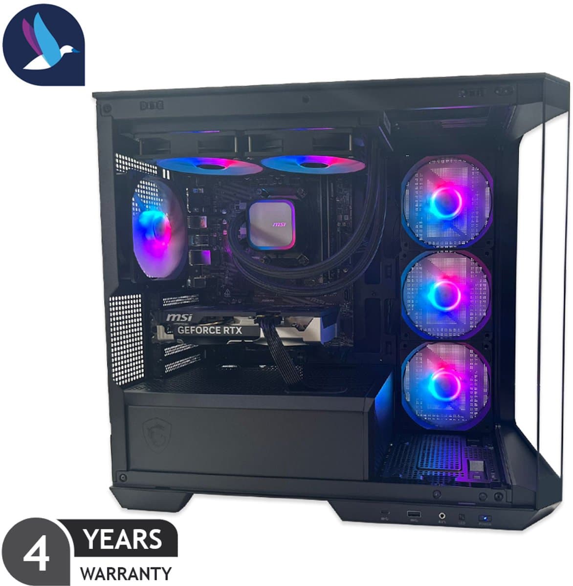 MSI Pano Gaming PC: Ryzen 7 9800X3D + RTX 5070 Ti