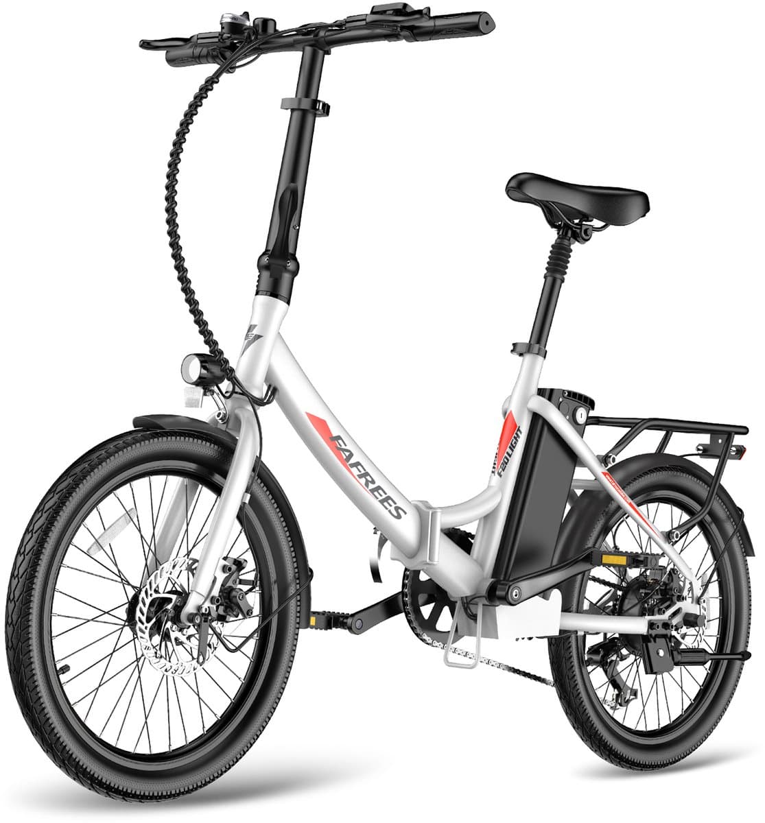 Fafrees F20 Light Elektrische Vouwfiets - 20 Inch City E-bike - 36V 20Ah Batterij - Tot 100km Bereik - Shimano 7-Versnellingen - Schijfremmen - Opvouwbaar - werkverkeer