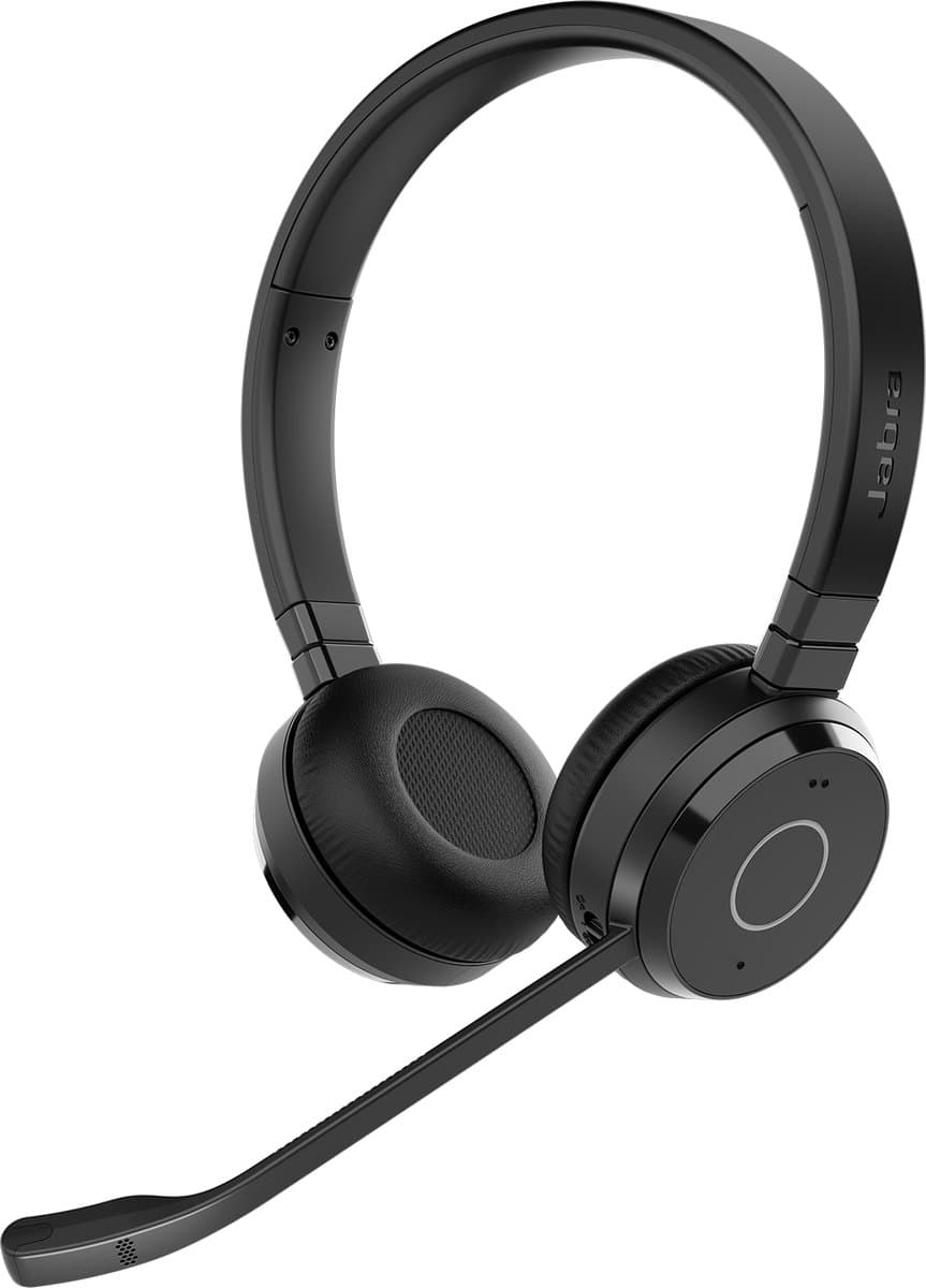 Jabra Headset Met Microfoon Voor Microsoft Teams Pc, Laptop En Evolve 65
