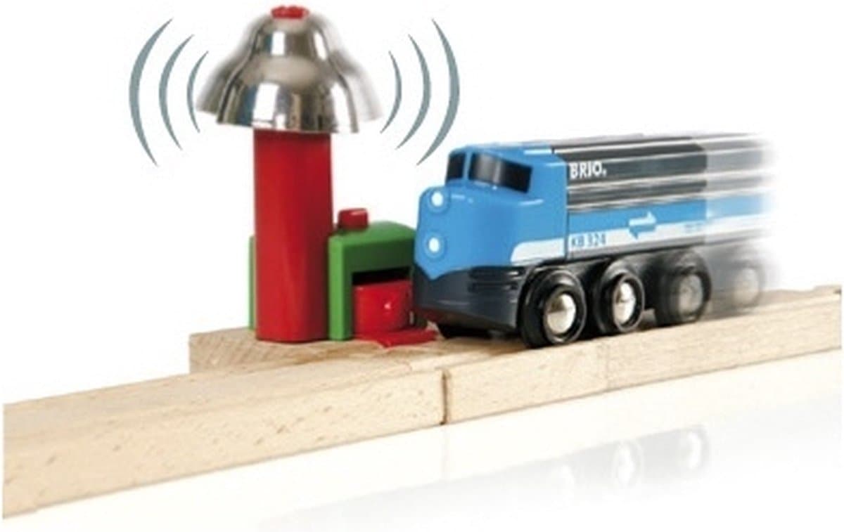 BRIO World Magnetisch belsignaal baan - werkt zonder batterijen