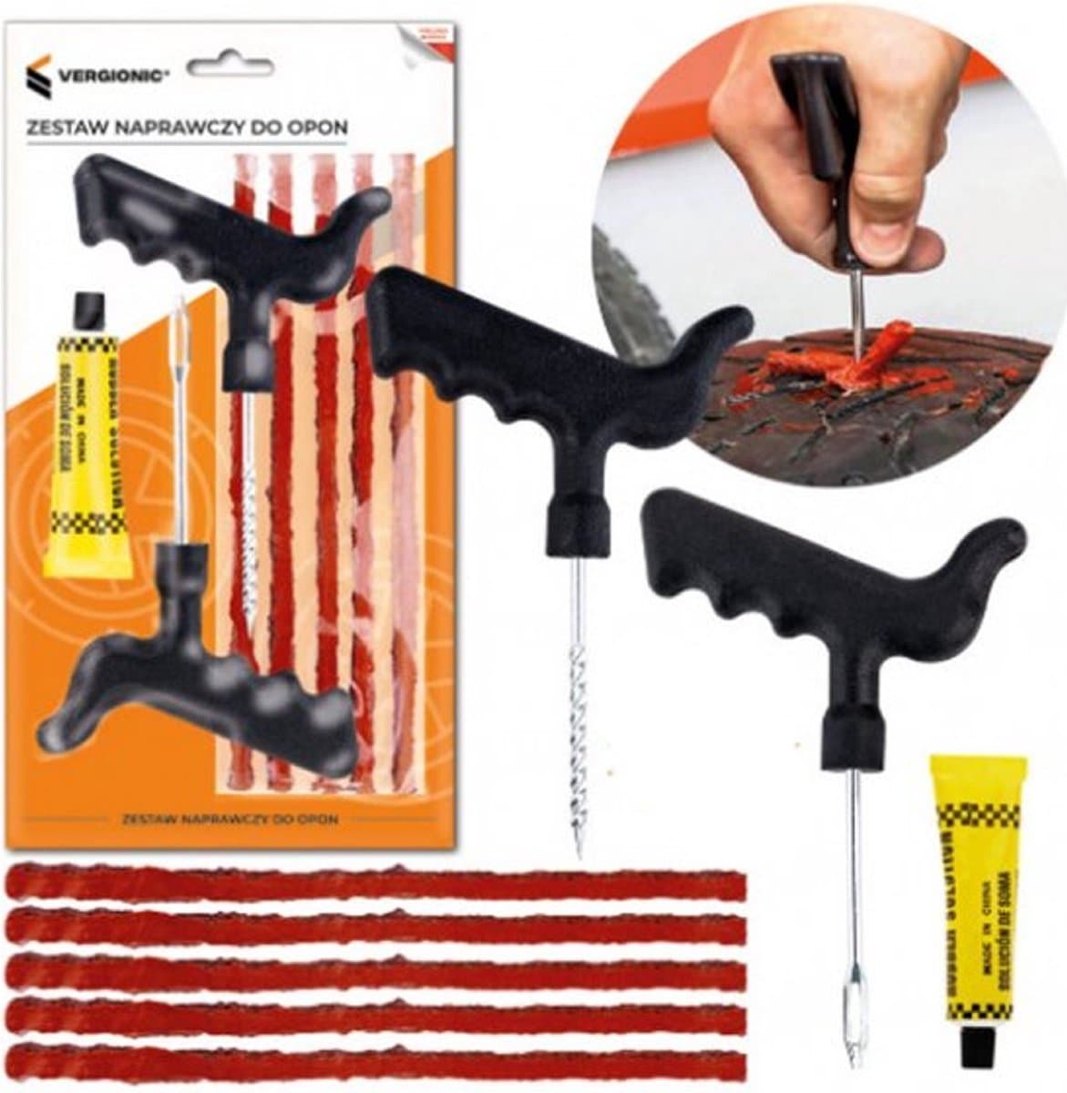 Bandenreparatieset Auto Banden | Autoband Reparatie Set | Bandenreparatiekit | Banden reparatie set Auto Banden | Prop Reparatie set