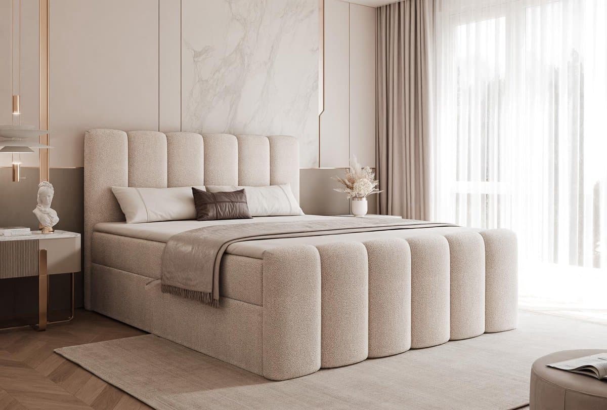 Compleo24-Boxspringbed-160x200-Tweepersoonsbed met Bonell-matras