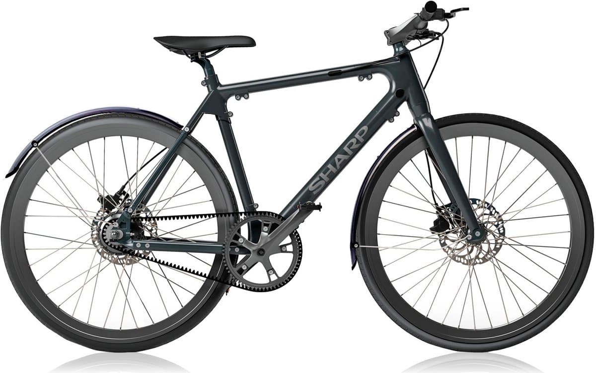 Sharp Milano BK-RS08-EB e-bike 7Ah 1sp naked bike zwart