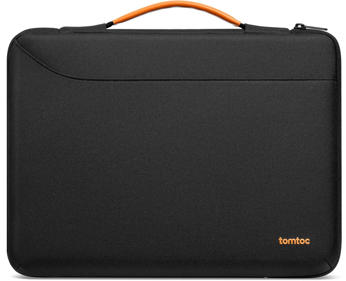 tomtoc Defender-A22 360 beschermende laptoptas voor 2026 16-inch MacBook Pro M5 Pro/Max A3428 A3429, M4/M3/M2/M1 Pro/Max, waterbestendige laptoptas met accessoirevak voor de nieuwe Razer Blade 15
