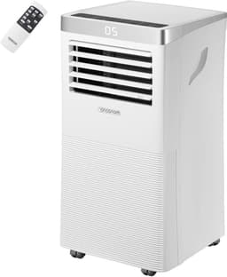 Productfoto van Mobiele Airco - Airconditioner Ventilator - Ruimte Koelen - 4in1 Functies - 7000 BTU - Wit