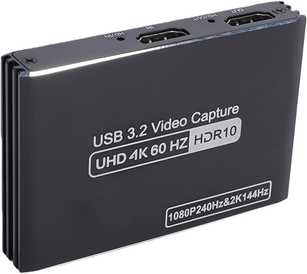 Video Opnamekaart - Capture Card - Streaming Gaming - 4K 60Hz HDR - USB 3.2 - Zwart