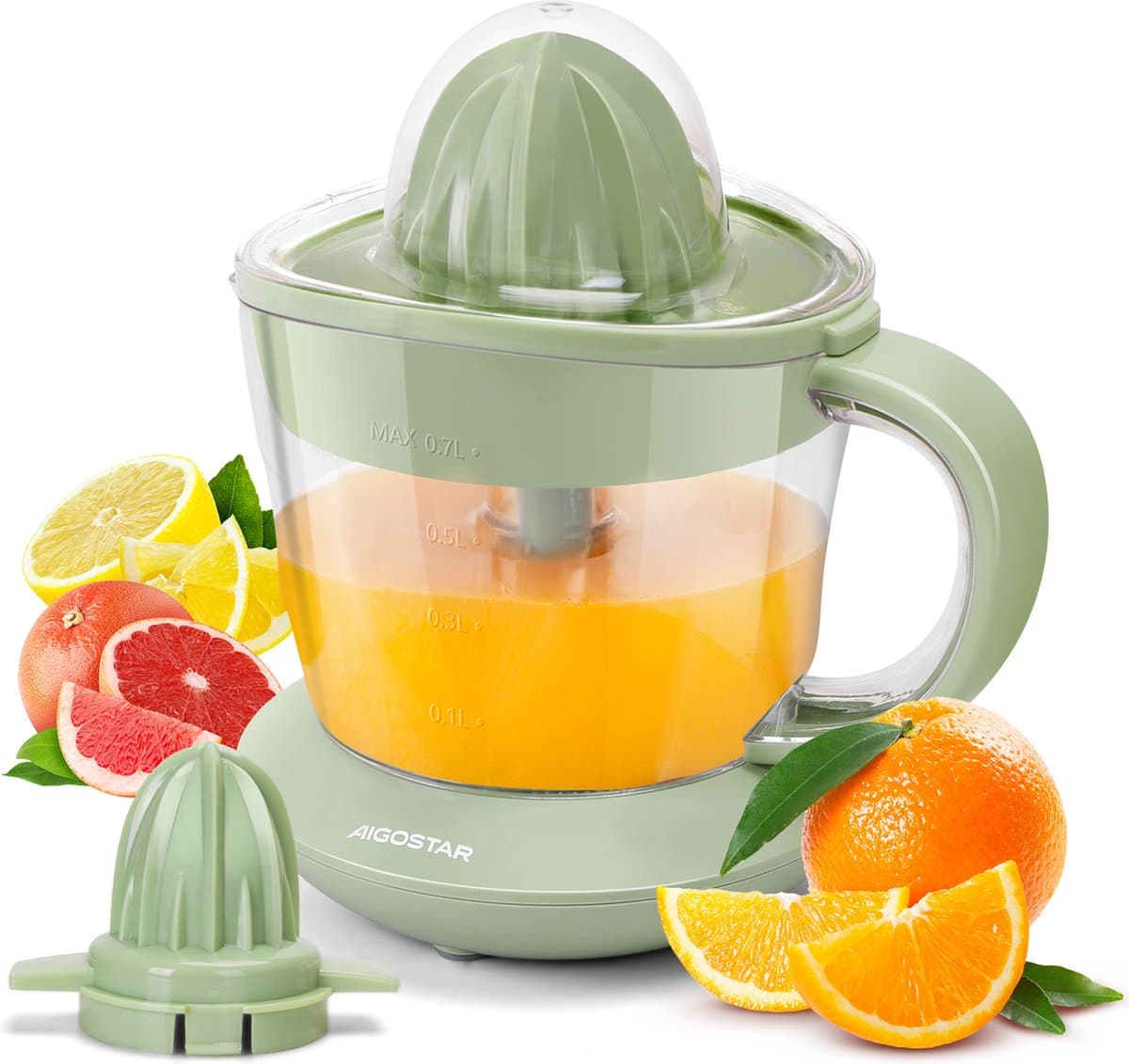 Aigostar Citruspers 40W - Compact sinaasappelpers 0,7L