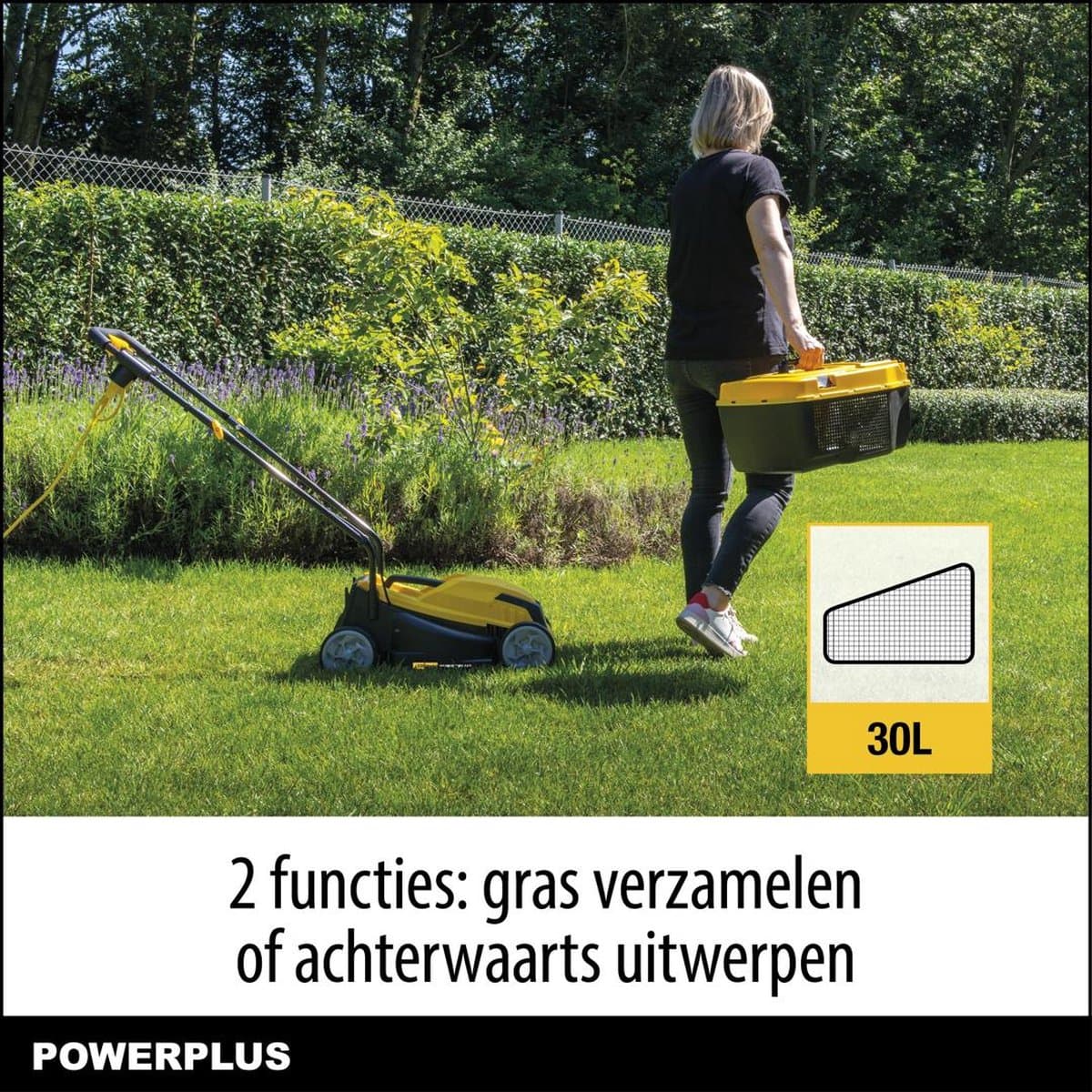 Powerplus Elektrische Grasmaaier 320mm