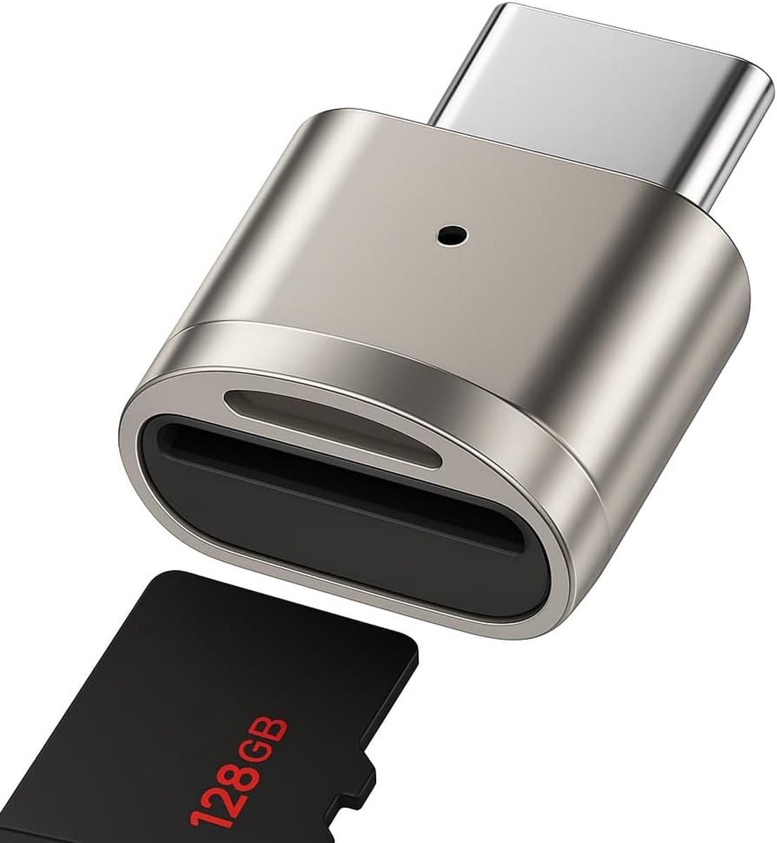 Geheugenkaartlezer - SD USB C - Snelle Data Overdracht - Plug & Play - Tot 256GB - Zwart