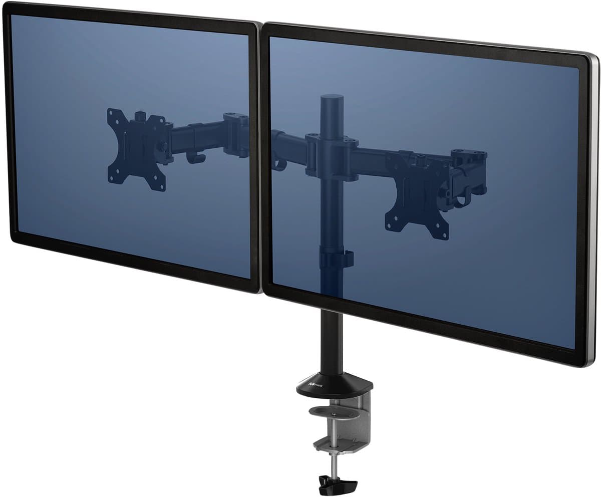Fellowes Reflex Dubbele Monitor Arm - verstelbaar voor 2 schermen