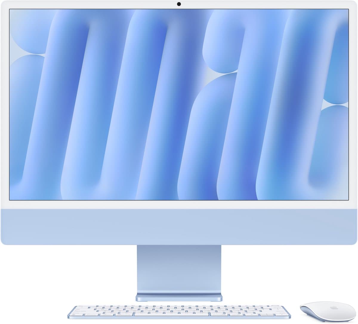 Apple iMac 2024 Blauw M4 - 24GB RAM, Ultradun Design - afbeelding 1