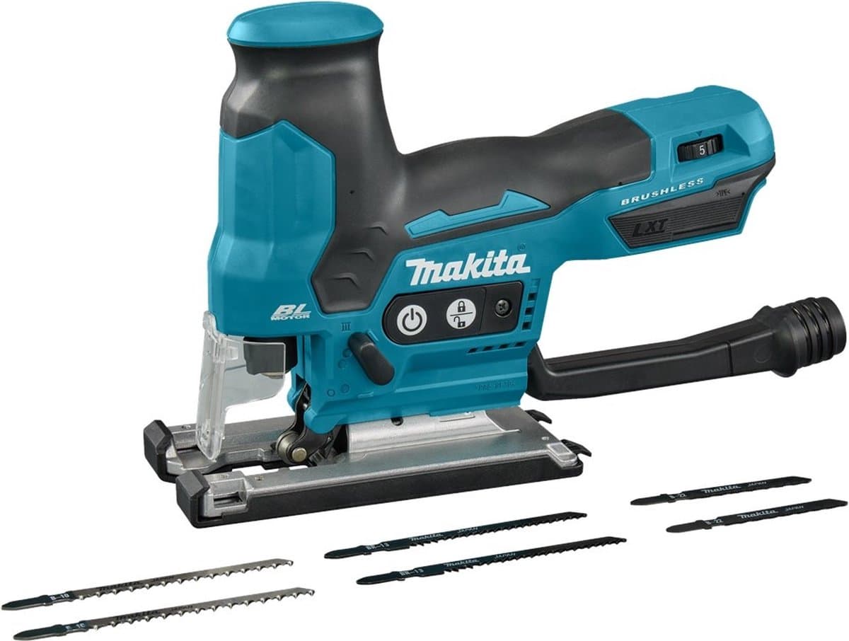 Makita DJV185Z: 18V accu-decoupeerzaag met T-greep en koolborstelloze motor