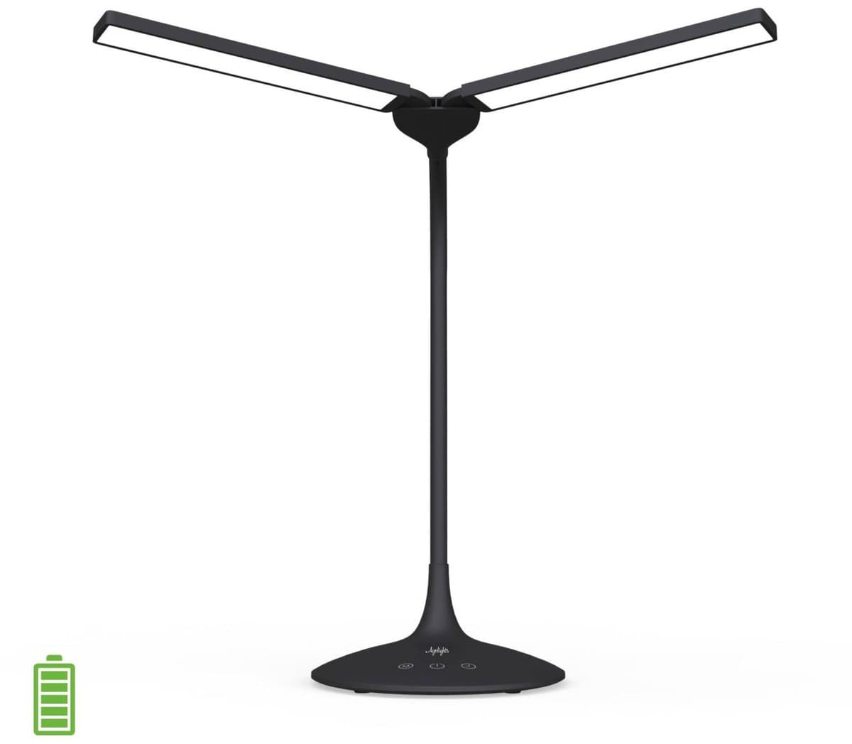 Aynlights® Ultradesk Bureaulamp – Draadloze LED bureaulamp – Dimbaar - 3 Lichtkleuren - UPGRADE 2026 VERSIE - oplaadbare daglichtlamp met batterij – ambacht/hobbyverlichting – in hoogte verstelbaar – zwart