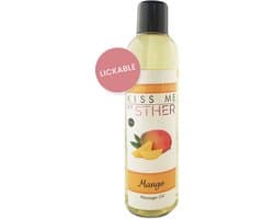 Sther Premium Massageolie - Mango - 250ml - Natuurlijk Glijmiddel op Oliebasis - Met Avocado-olie - Langdurig Glijvermogen