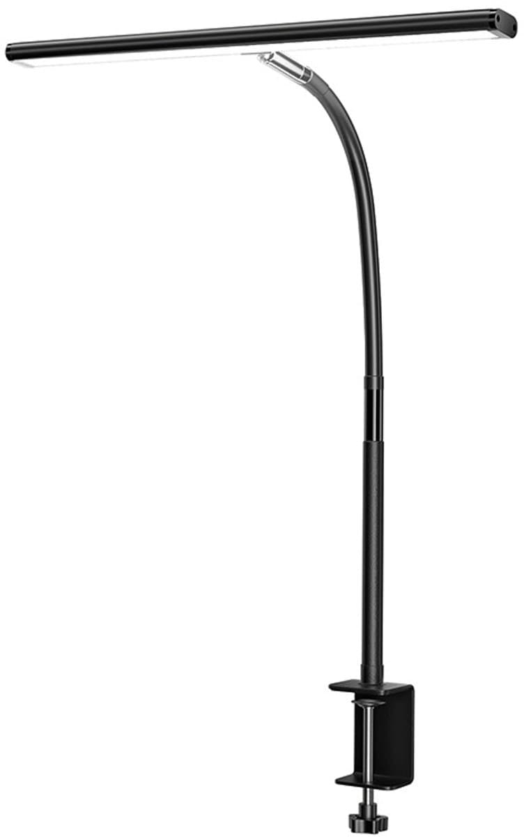 Vicon Bureaulamp LED Dimbaar - 3 Kleuren licht - Met Klem - Monitor lamp - Klemlamp - Leeslamp - Tafellamp - Bedlamp - Hobbylamp