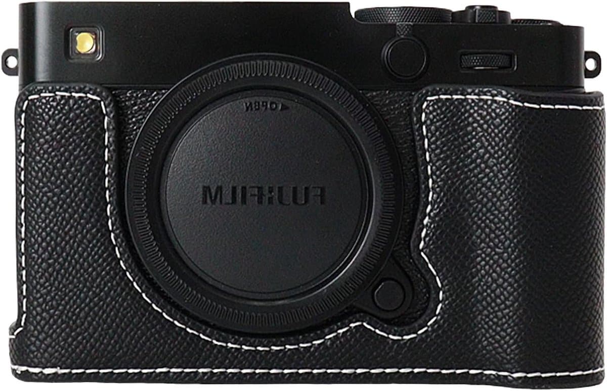 Stijlvolle en beschermende cameratas voor Fujifilm X-E5 van PU leer - Perfecte pasvorm, accessoires en draagtas voor fotografen
