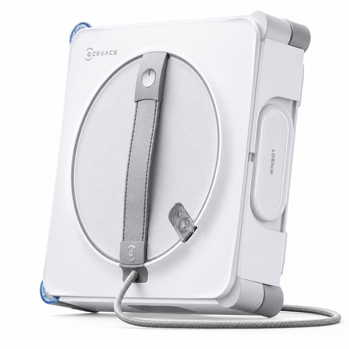 ECOVACS WINBOT W2S Robot Ramenwasser–Ruitenreiniger– Ruitenreinigingsrobot-WIN-SLAM 4.0 -TruEdge randreiniging – 200 rpm schrobber – 8.000 Pa–10 Traps veiligheidssysteem – Voor ramen – Spiegels – Glazen deuren