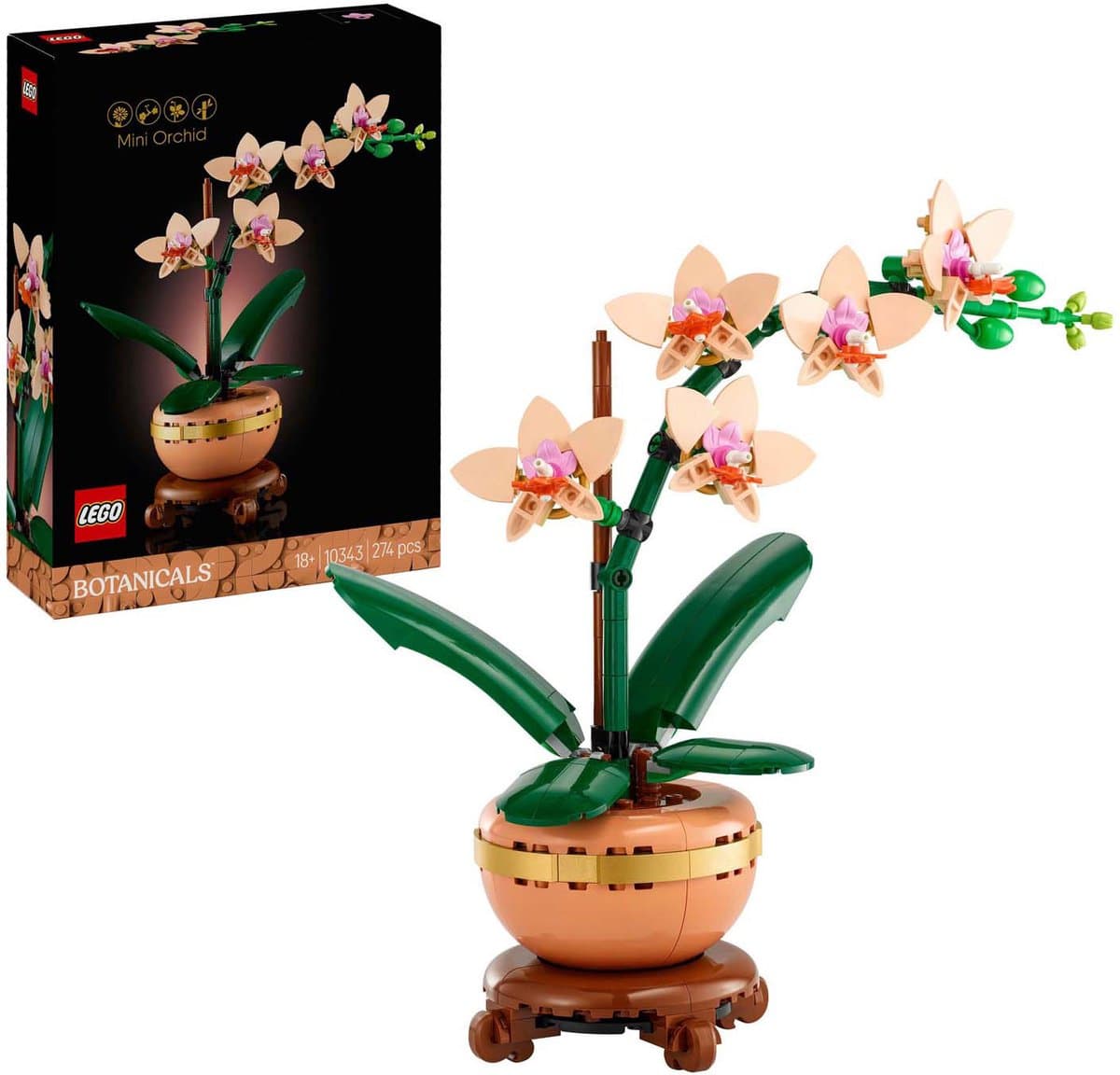 LEGO Botanical Collection Miniorchidee 10343 - 274-delige bouwset