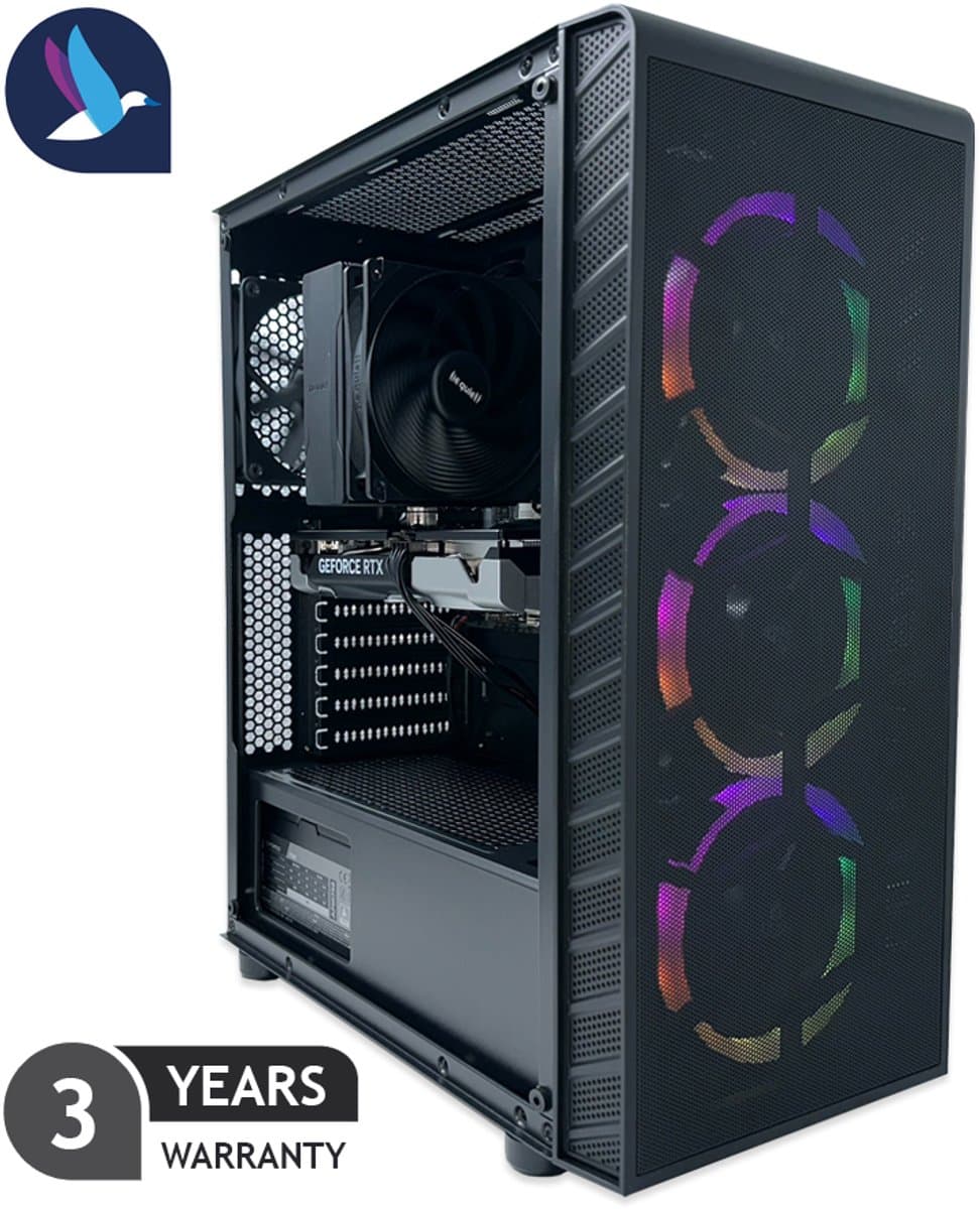 AZZA Prime Gaming PC - Intel Core i7 12700KF - NVIDIA RTX 5070 - 32 GB RAM - 1 TB SSD - WiFi