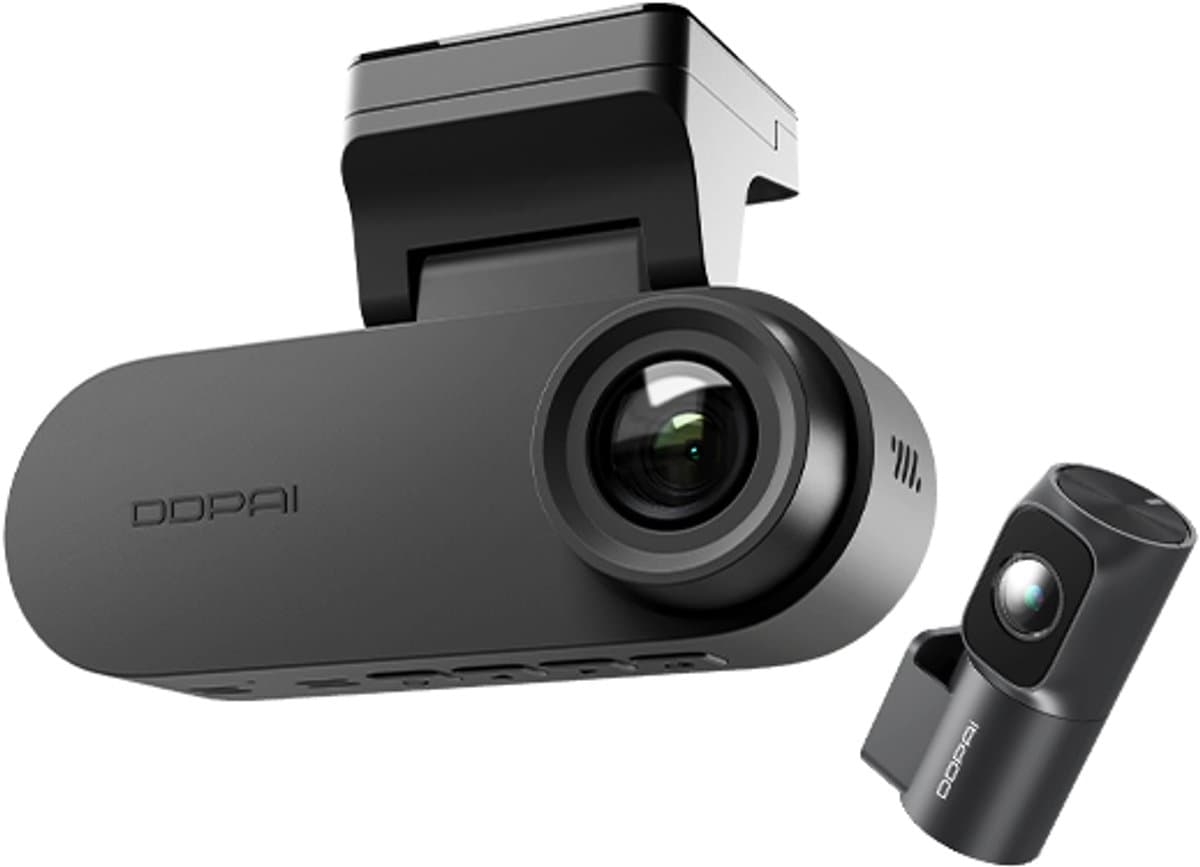 Dashcam - 2K HD - voor Auto - Voor en Achter Camera - Dual Dashcam - DDPAI - afbeelding 1