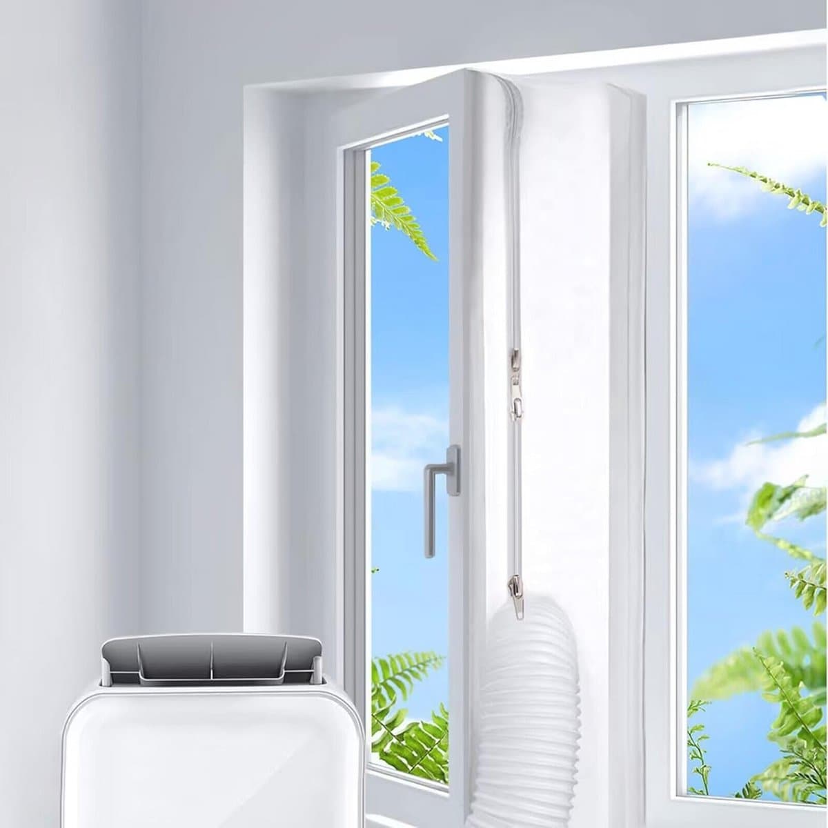 Raamafdichting 300 cm voor mobiele airconditioners - dakraam en kantelraam - AC Air Conditioner