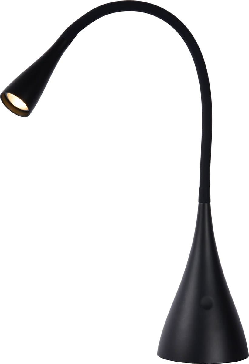 Lucide ZOZY - Bureaulamp - LED 3 StepDim - 1x4W 3000K - Zwart