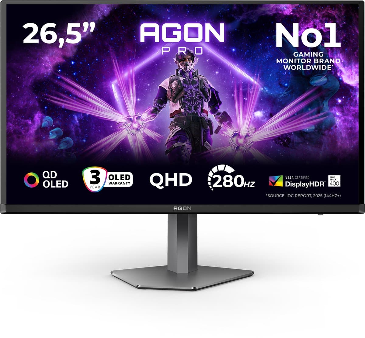 AOC AGON AG276QZD2 - QD-OLED 240Hz gaming monitor