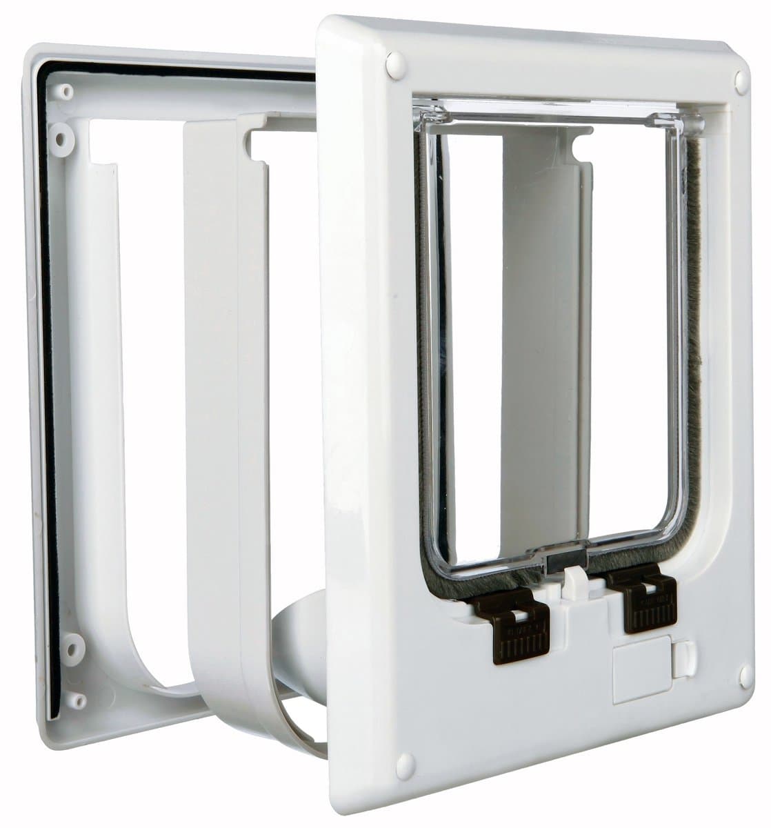 Trixie - 4-weg Huisdierluik - Elektromagnetisch - Selectieve toegang - 21X24 cm