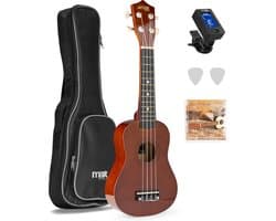 MAX UKEY Ukulele 21 inch Houtset - afbeelding 1