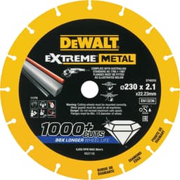 Productfoto van DEWALT Extreme Metal doorslijpschijf