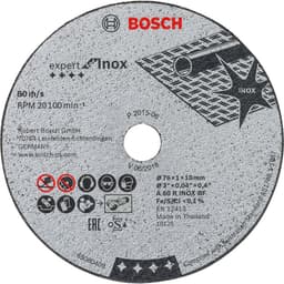 Productfoto van Bosch Doorslijpschijf Expert Inox 76mm