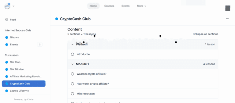 Crypto cash club