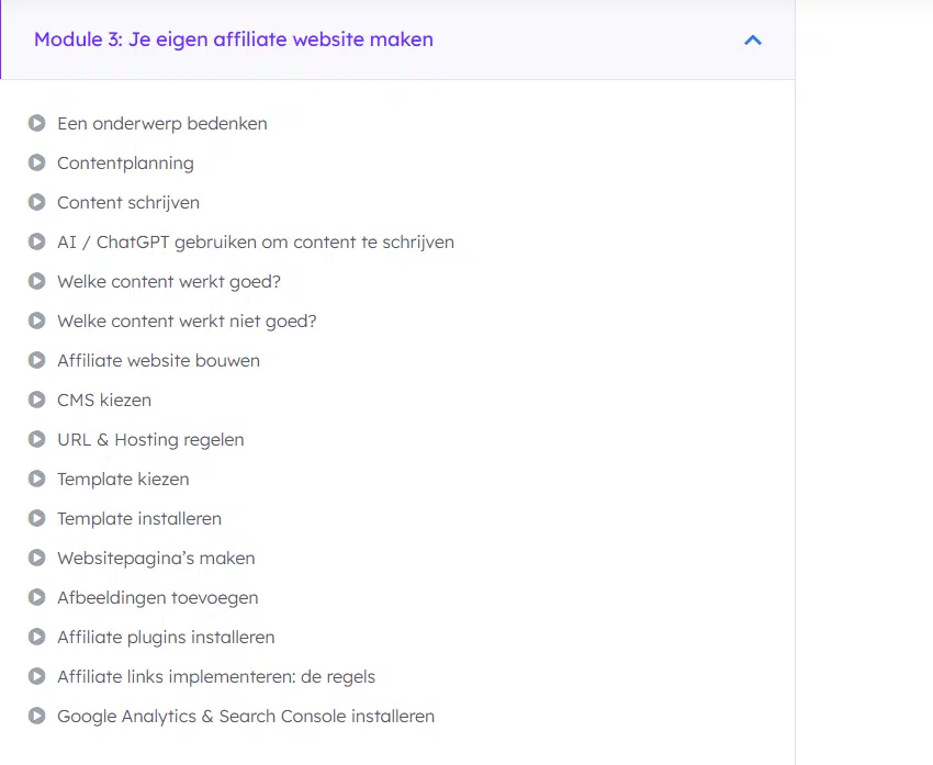 Succes met affiliate marketing review